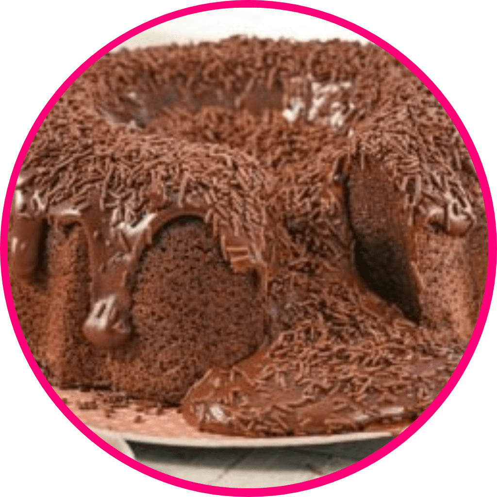 Bolo Vulcão de Brigadeiro